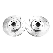 Cargar imagen en el visor de la galería, Power Stop 2018 Honda Accord Front Evolution Drilled &amp; Slotted Rotors - Pair