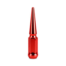 Cargar imagen en el visor de la galería, Mishimoto Mishimoto Steel Spiked Lug Nuts M12 x 1.5 24pc Set Red