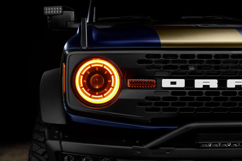 Oracle 2021+ Ford Bronco Oculus Bi-LED Projector Headlights - ColorSHIFT LED SEE WARRANTY
