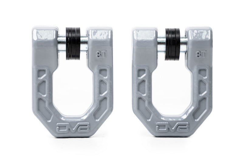 Grilletes con anilla en D DV8 Offroad Elite Series - Par (gris)