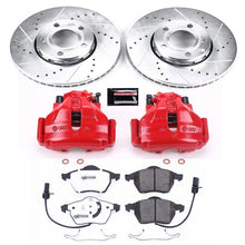 Cargar imagen en el visor de la galería, Power Stop 99-01 Audi A4 Front Z26 Street Warrior Brake Kit w/Calipers