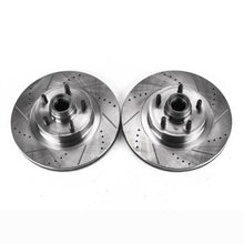 Cargar imagen en el visor de la galería, Power Stop 01-03 Ford Explorer Sport Front Evolution Drilled &amp; Slotted Rotors - Pair