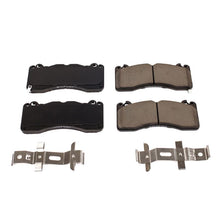 Cargar imagen en el visor de la galería, Power Stop 15-19 Ford Mustang Front Z17 Evolution Ceramic Brake Pads w/Hardware