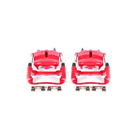 Power Stop 04-05 Ford F-150 Front Red Calipers w/Brackets - Pair