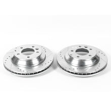 Cargar imagen en el visor de la galería, Power Stop 07-15 Audi Q7 Rear Evolution Drilled &amp; Slotted Rotors - Pair