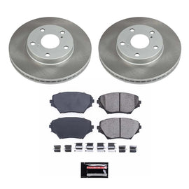 Power Stop 01-05 Toyota RAV4 Front Semi-Coated Rotor Kit