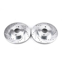 Cargar imagen en el visor de la galería, Power Stop 94-97 Mazda Miata Front Evolution Drilled &amp; Slotted Rotors - Pair