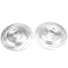 Cargar imagen en el visor de la galería, Power Stop 14-19 Acura RLX Rear Evolution Drilled &amp; Slotted Rotors - Pair