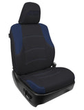 PRP 11-24 Toyota 4Runner Front Seat Covers (Pair) - Black/Navy Blue