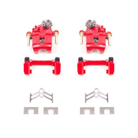 Power Stop 92-01 Honda Prelude Rear Red Calipers w/Brackets - Pair