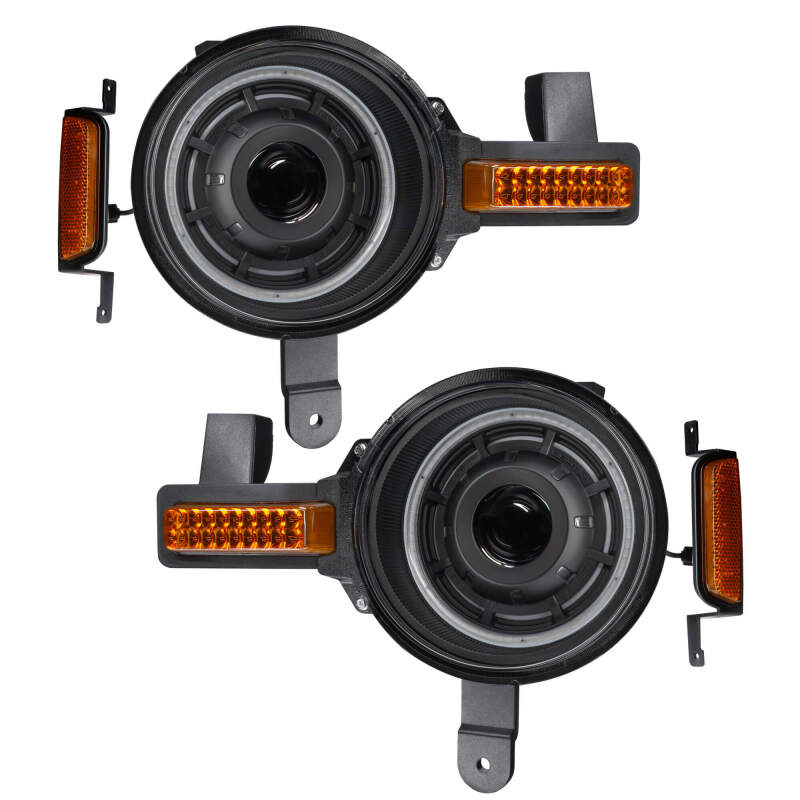 Oracle 2021+ Ford Bronco Oculus Bi-LED Projector Headlights - ColorSHIFT LED SEE WARRANTY