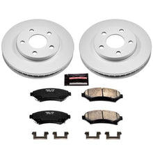 Cargar imagen en el visor de la galería, Power Stop 97-05 Buick Century Front Z17 Evolution Geomet Coated Brake Kit