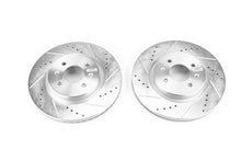 Cargar imagen en el visor de la galería, Power Stop 2018 Hyundai Accent Front Evolution Drilled &amp; Slotted Rotors - Pair