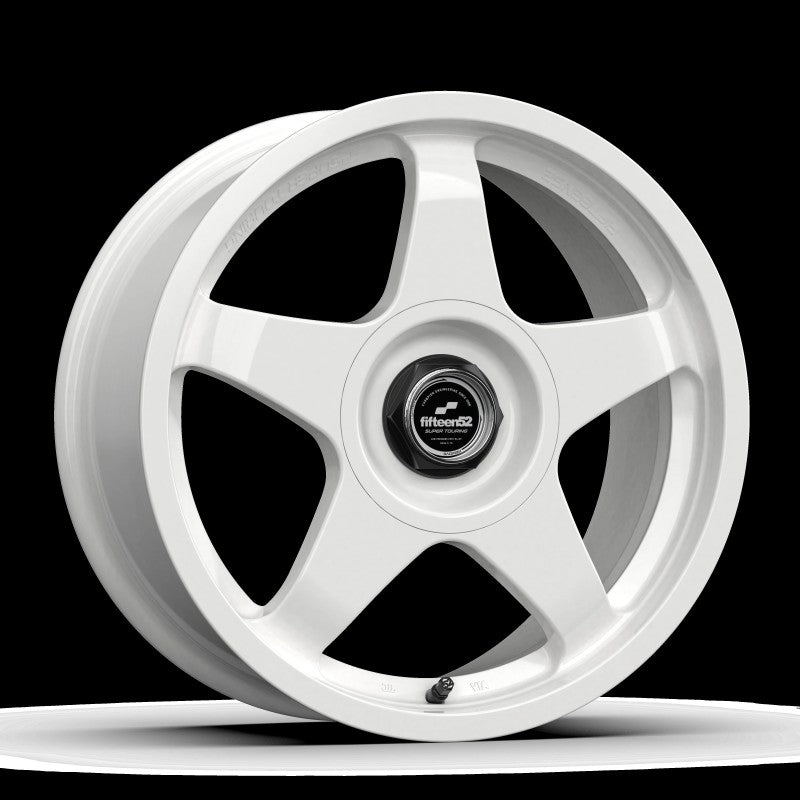 quince52 Chicane 17x7.5 4x100/4x108 42mm ET 73.1mm Rueda central Rally blanca