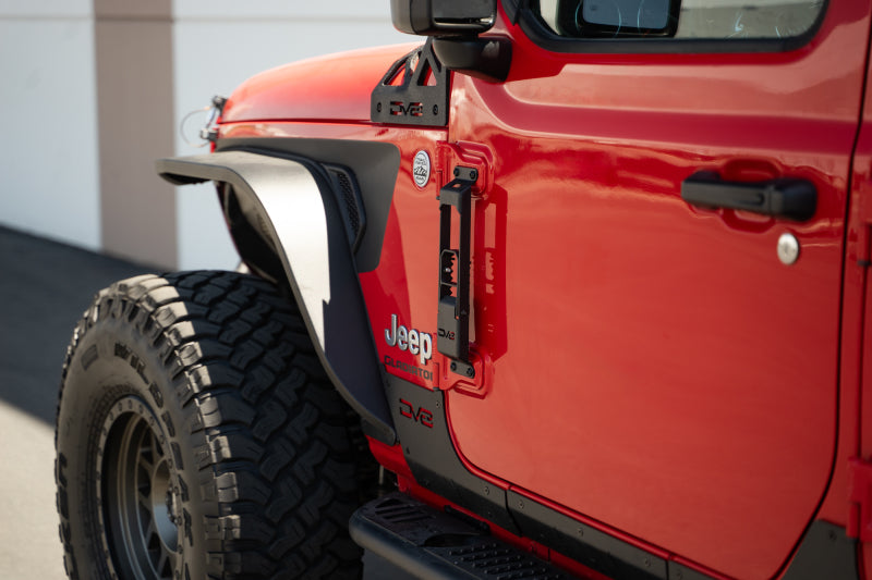 DV8 Offroad 07-23 Jeep Gladiator/Wrangler JT/JK/JL Escalón montado en bisagra