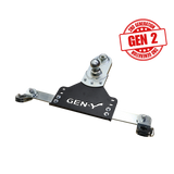 Gen-Y 18-19 GM Short/Long Bed GoosePuck II 5in Offset Ball Puck Mount 25K TW w/Safety Chain Anchors