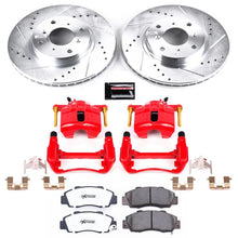Cargar imagen en el visor de la galería, Power Stop 93-96 Honda Prelude Front Z26 Street Warrior Brake Kit w/Calipers