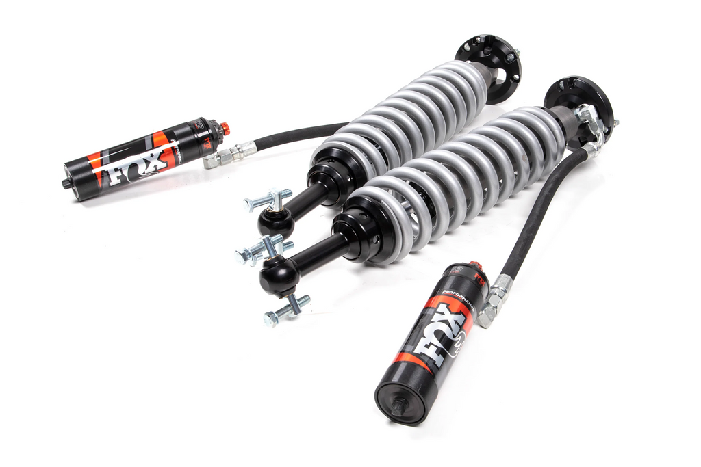 Fox 2.5 in. Performance Elite Coil Over Shocks w/ DSC Reservoir Adjuster | 884-06-327 | 2015 - 2025 Ford F150 4x4 with 6 in. Lift