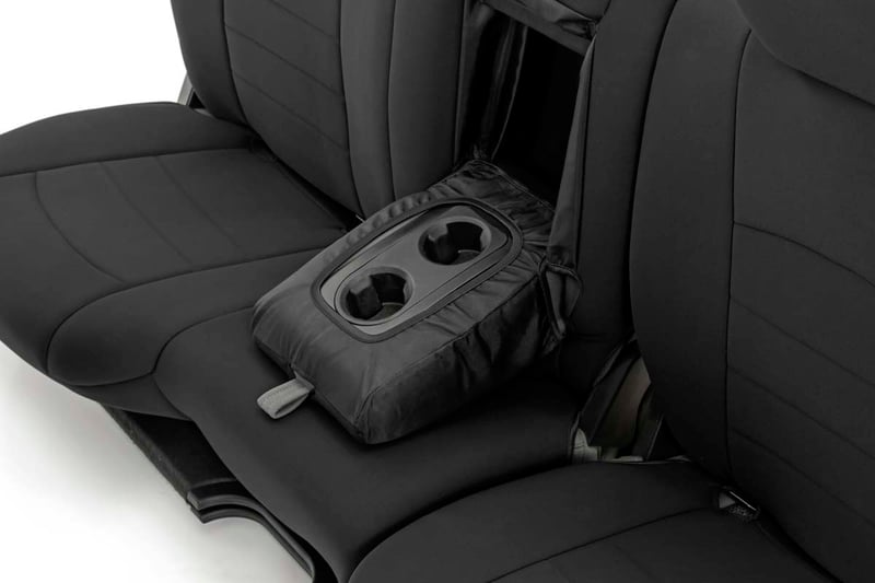 Rough Country Neoprene Front & Rear Seat Covers 09-18 Dodge RAM 1500 11-18 2500 / 3500