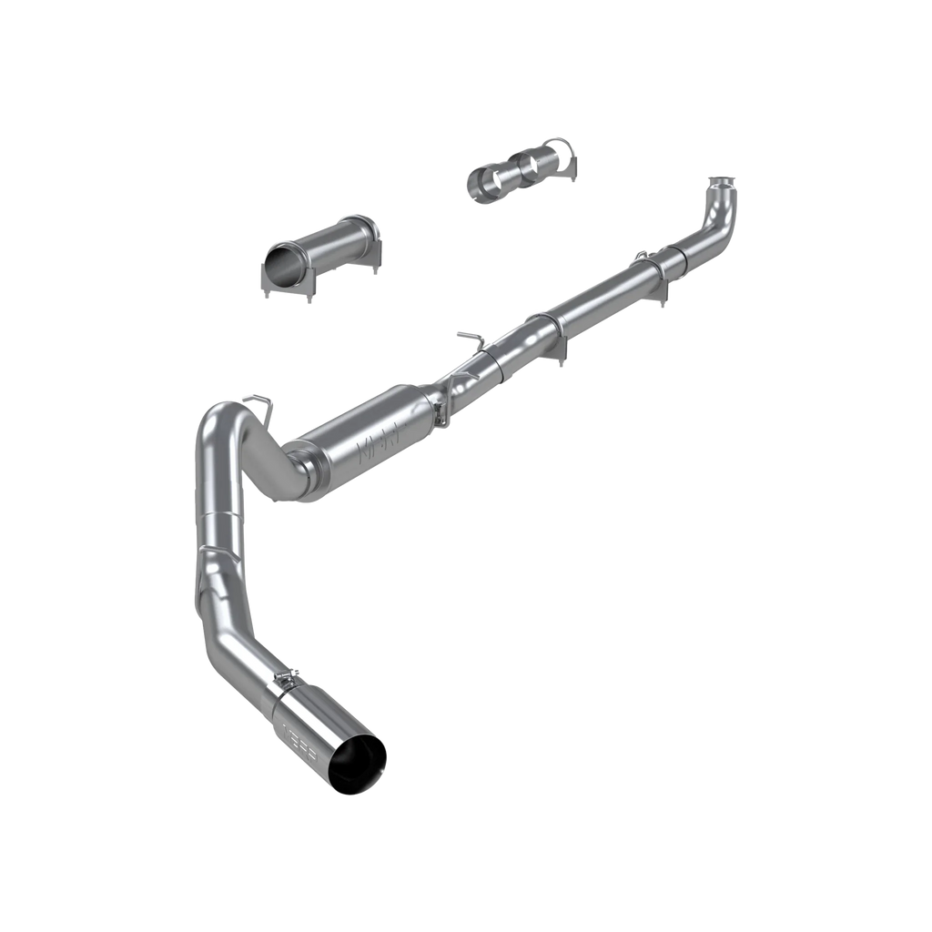 MBRP 4 in. Armor Plus Stainless Steel Catback Performance Exhaust System w/ Polished Tip | 2001 - 2007 Chevy /GMC Silverado / Sierra 2500HD / 3500HD 6.6L Duramax | s6004409