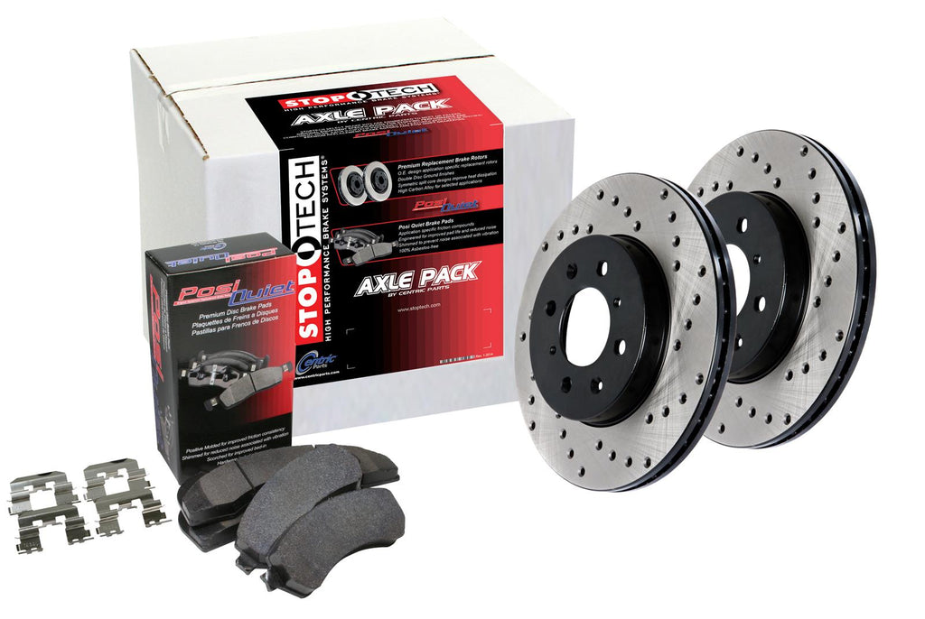 Street Axle Pack Drilled, Front | 16-19 Audi A6 / 13-17 Q5 / 17-20 Porsche Macan