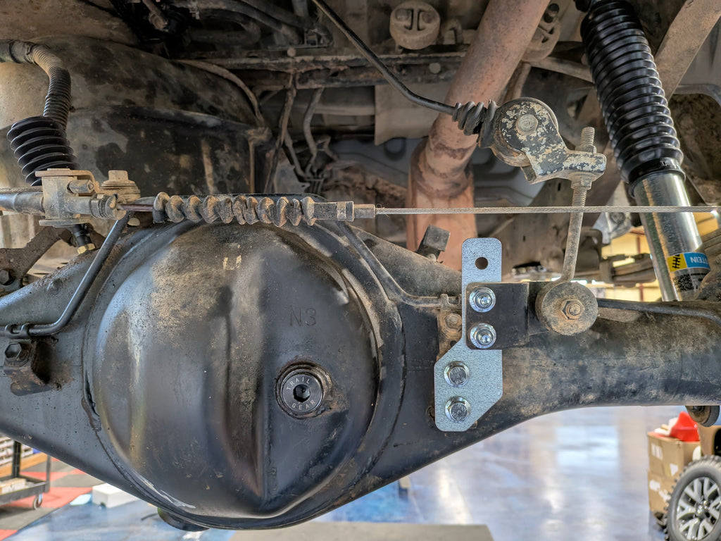 Load Sensing Proportioning Valve Relocation Bracket | 1979 - 1995 Toyota Pickup / 1984 - 1989 4Runner / 1995.5 - 2004 Tacoma