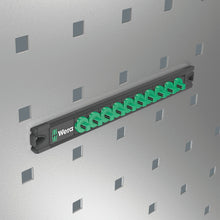 Load image into Gallery viewer, Wera Magnetic Socket Rail A1 Deep 9 Pce Set 1/4&quot; Drive Metric | 05005410001
