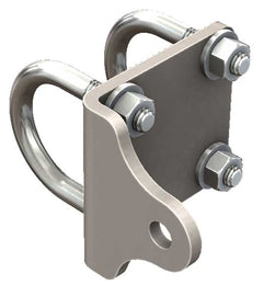 Universal Bent Steering Stabilizer Bracket | 4WP-BSSB | For 1.25 IN. - 1.5 IN. Diameter Tie Rod