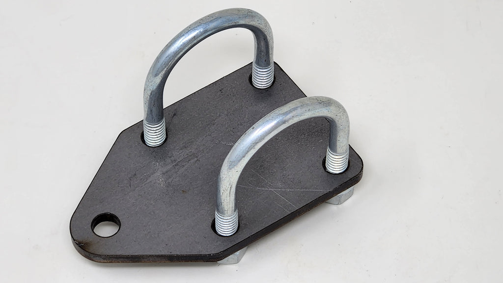 Universal Flat Steering Stabilizer Bracket | 4WP-FSSB | For 1.25 IN. - 1.5 IN. Diameter Tie Rod