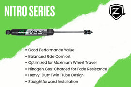 Zone Offroad 6 in. Suspension Lift Kit with 4 in. Rear Blocks & Nitro Shocks | ZONF121N | 2021 - 2026 Ford F150 2wd
