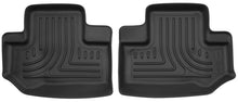 Cargar imagen en el visor de la galería, Husky Liners 11-14 Jeep Wrangler 2 puertas Weatherbeater negro segundo asiento revestimiento de piso