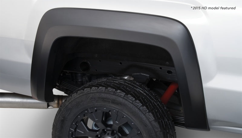 Bushwacker 14-18 GMC Sierra 1500 Extend-A-Fender Style Flares 2 piezas 69.3/78.8/97.8 pulgadas - Negro