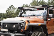 Cargar imagen en el visor de la galería, Rugged Ridge 07-18 Jeep Wrangler JK Elite Fast Track Windshield Light Bar Mount w/ Crossbar