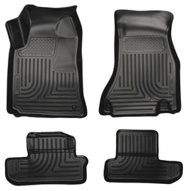 Husky Liners 08-12 Dodge Challenger WeatherBeater Combo revestimientos de piso negros
