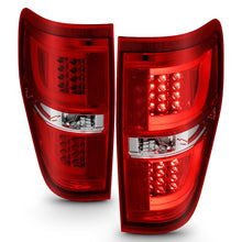Cargar imagen en el visor de la galería, ANZO 2009-2013 Ford F-150 luces traseras LED rojo/transparente