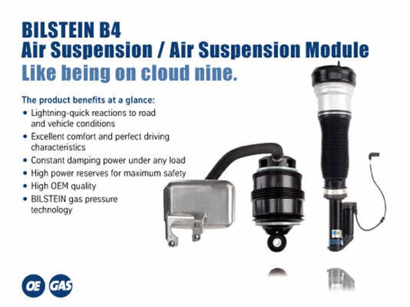 Bilstein B4 04-06 Mercedes-Benz E500 4Matic Leftt Conjunto de puntal trasero twintube