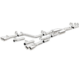 MagnaFlow Cat-Back, SS, 2.5 pulgadas, cuádruple trasero dividido con punta de 3.5 pulgadas 2015 Dodge Challenger 3.6L V6