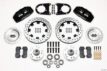 Cargar imagen en el visor de la galería, Wilwood Dynapro 6 Front Hub Kit 12.19in Drilled 37-48 Ford Psgr. Car Spindle