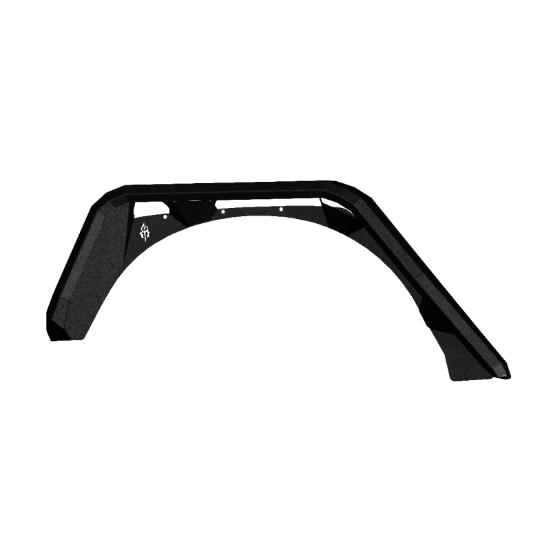 Road Armor 07-18 Jeep Wrangler JKU 4DR Stealth Guardabarros trasero Flare Body Armor - Tex Blk
