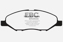 Cargar imagen en el visor de la galería, EBC 09-11 Nissan Versa 1.6 Ultimax2 Front Brake Pads