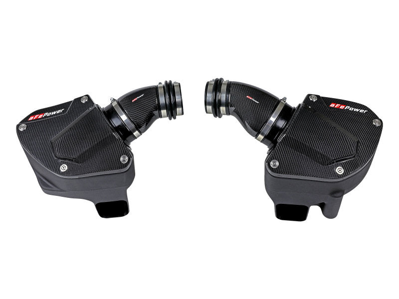 Sistema de admisión de aire frío de fibra de carbono aFe Black Series Stage-2 con medios Pro DRY S - BMW M5 (F90) 18-19