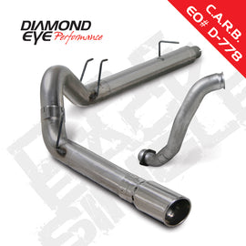KIT de ojo de diamante DPF-BACK de 5 pulgadas con DP SGL SS 08-10 Ford 6.4L Powerstroke F250/F350