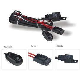 Arnés de cableado todoterreno DV8 con relé e interruptor