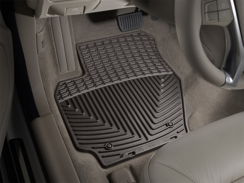 WeatherTech 2007-2014 Volvo S80 Front Rubber Mats - Cocoa