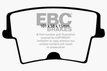 Cargar imagen en el visor de la galería, EBC 05-10 Chrysler 300C 5.7 Ultimax2 Rear Brake Pads