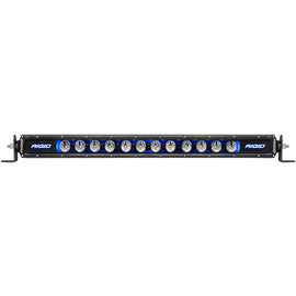Barra de luz LED de una fila de la serie SR Radiance Plus de 50 pulgadas de Rigid Industries con 8 opciones de retroiluminación