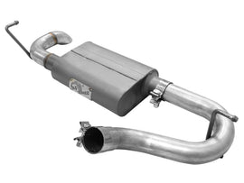 Sistema de escape aFe Scorpion Eje trasero aluminizado Hi-Tuck 07-17 Jeep Wrangler JK V6 3.6/3.8L