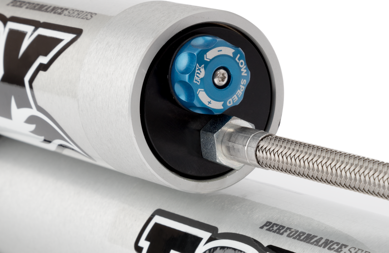 Fox 03+ 4Runner 2.0 Serie Perf de 9,6 pulgadas. Resolución remota de cuerpo liso. Ajustador de CD de amortiguador trasero / 2-3 pulg. Elevar