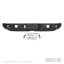 Cargar imagen en el visor de la galería, Westin 2020 Jeep Gladiator w/Sensors WJ2 Rear Bumper w/Sensor - Textured Black