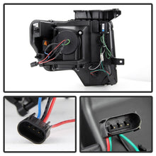 Cargar imagen en el visor de la galería, Spyder Ford F150 09-14 Projector Headlights Halogen Model- Light Bar DRL Chrm PRO-YD-FF15009-LBDRL-C